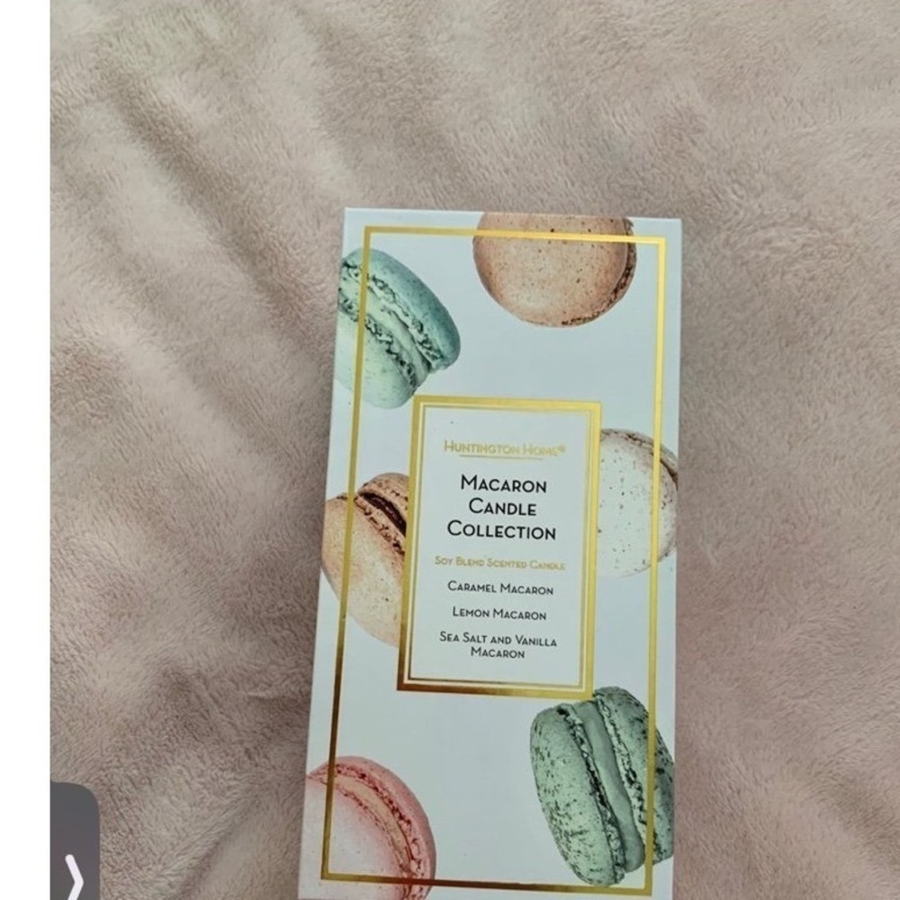 Huntington Home Macaron Candle Collection Unisex OS Multicolor Excellent 3 Pack